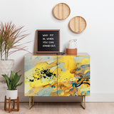 Ginette sorrento yellow italy cabinet credenza