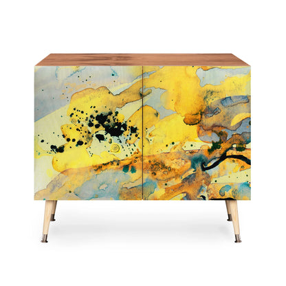 Ginette sorrento yellow italy cabinet credenza