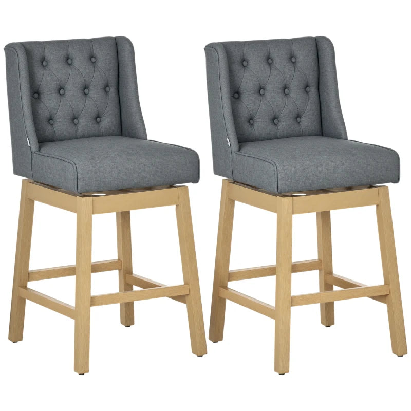 HOMCOM Bar Height Bar Stools Set