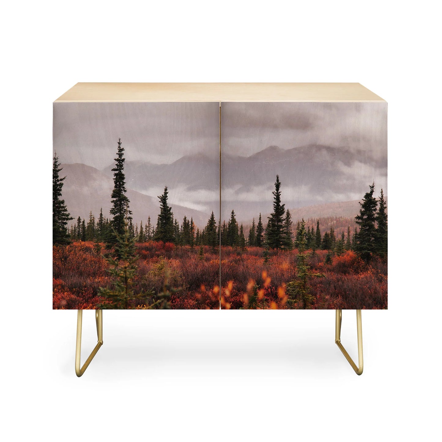 Hannah kemp autumn up north cabinet credenza
