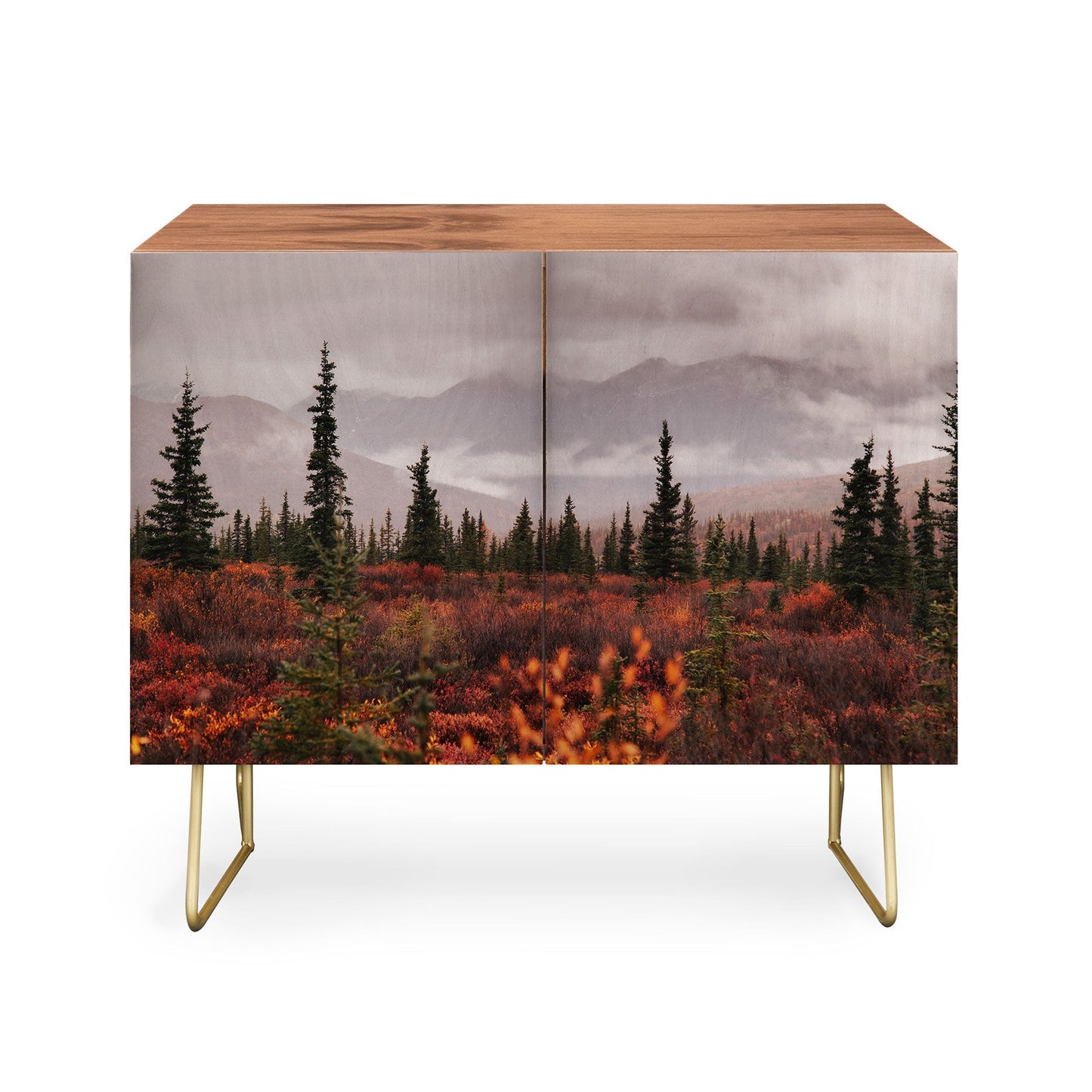 Hannah kemp autumn up north cabinet credenza