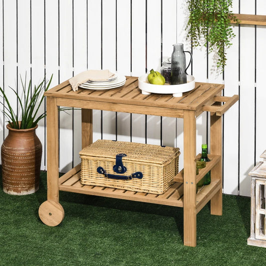 Outsunny Outdoor Bar Cart