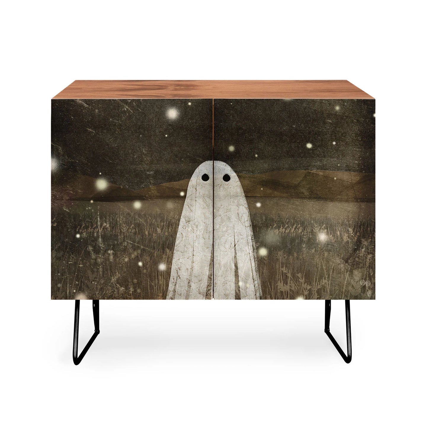 Katherine designs night fireflies credenza cabinet