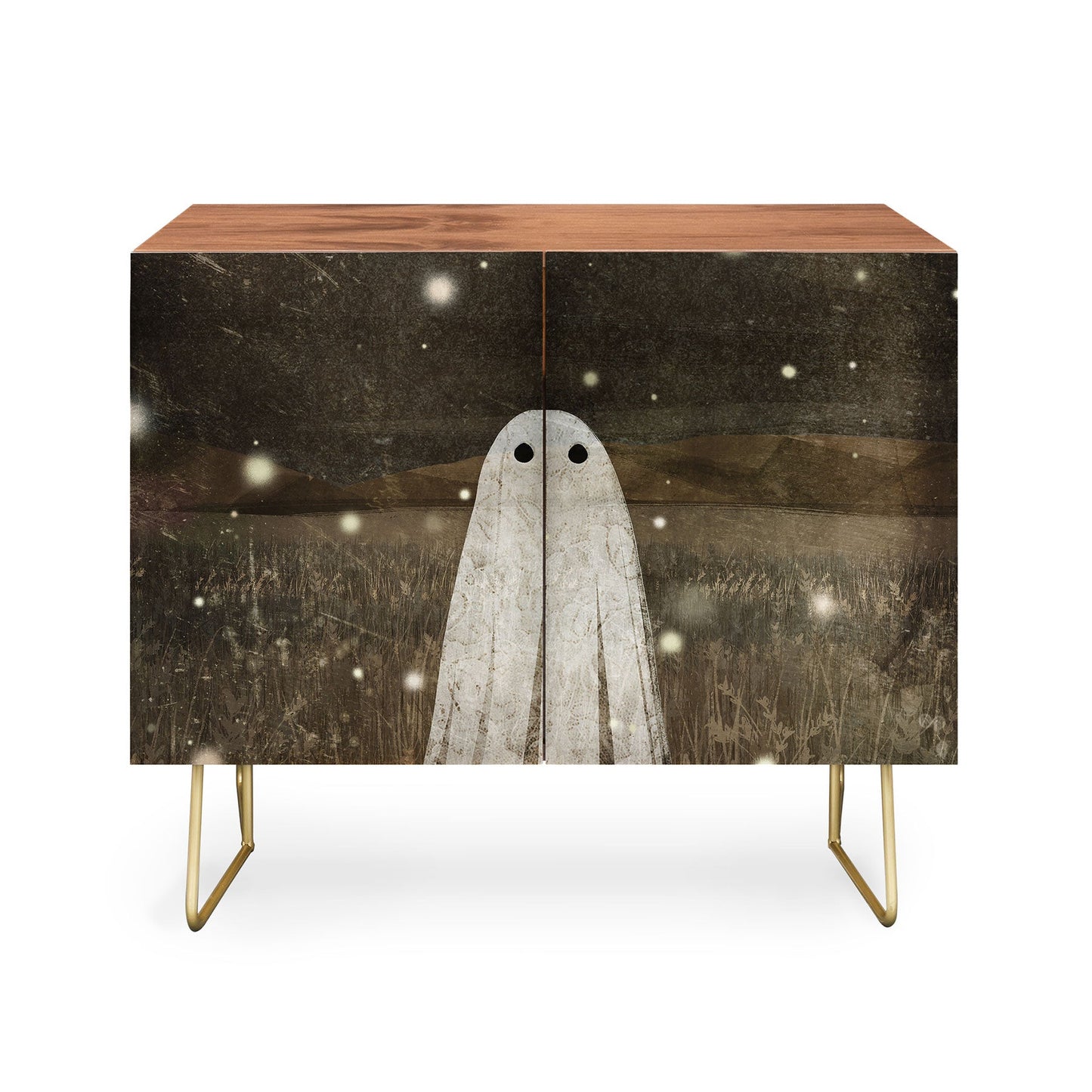 Katherine designs night fireflies credenza cabinet