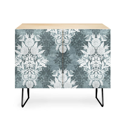 Marta barragan antique victorian floral cabinet credenza