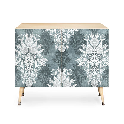Marta barragan antique victorian floral cabinet credenza