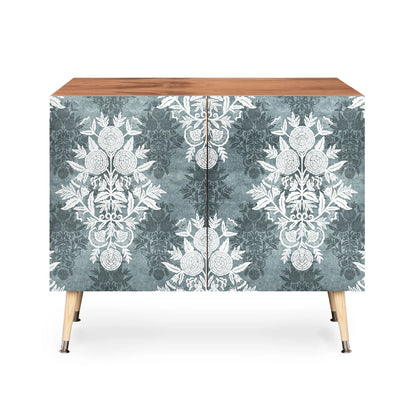 Marta barragan antique victorian floral cabinet credenza