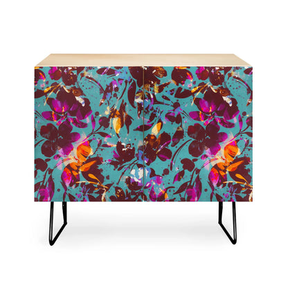 Marta camarasa bold floral expression cabinet credenza