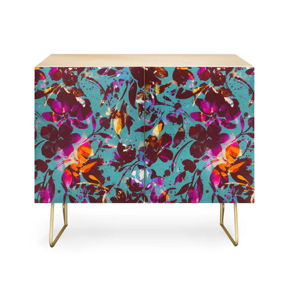 Marta camarasa bold floral expression cabinet credenza