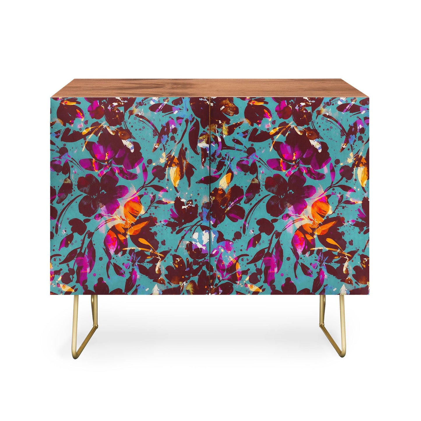 Marta camarasa bold floral expression cabinet credenza