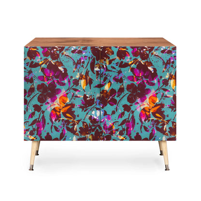 Marta camarasa bold floral expression cabinet credenza
