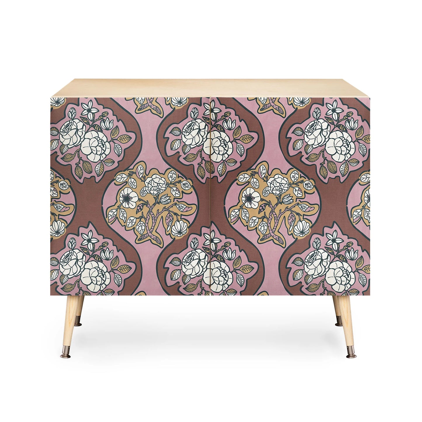 Marta classic floral arrangement cabinet credenza