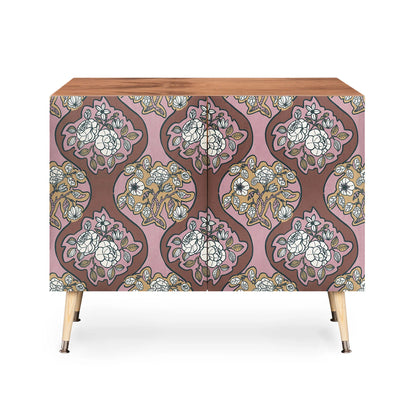Marta classic floral arrangement cabinet credenza
