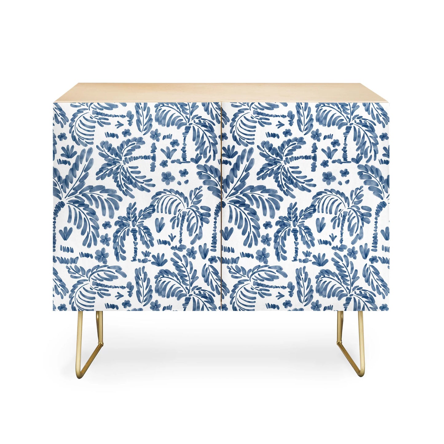 Marta coastal jungle charm credenza cabinet