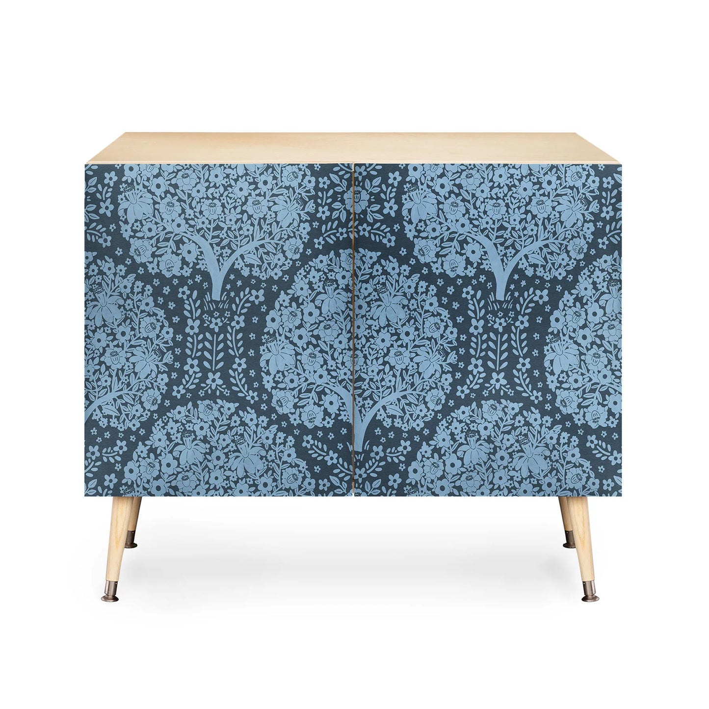 Marta flowering trees forest cabinet credenza