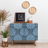 Marta flowering trees forest cabinet credenza