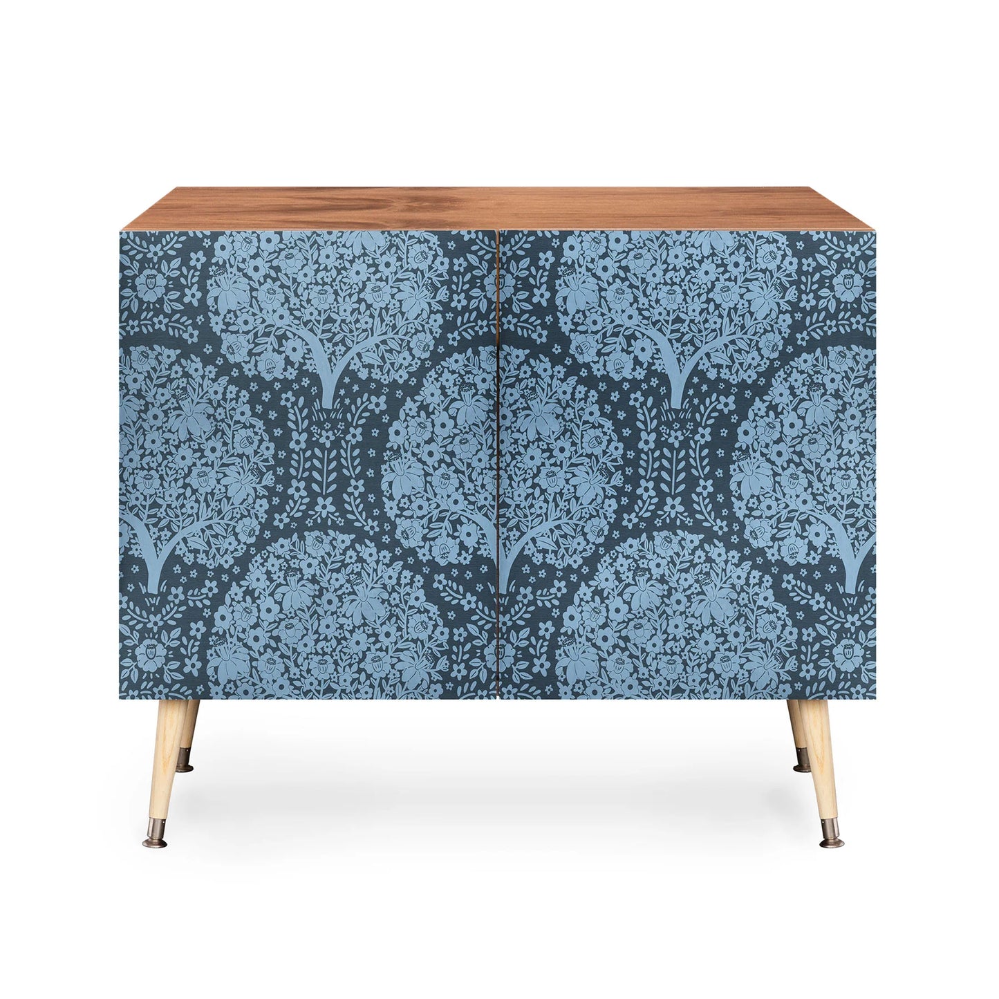 Marta flowering trees forest cabinet credenza