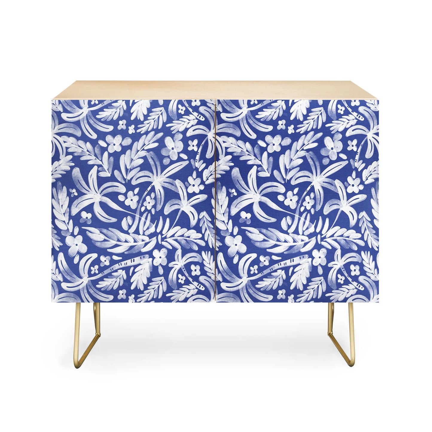 Marta indigo tropical oasis cabinet credenza