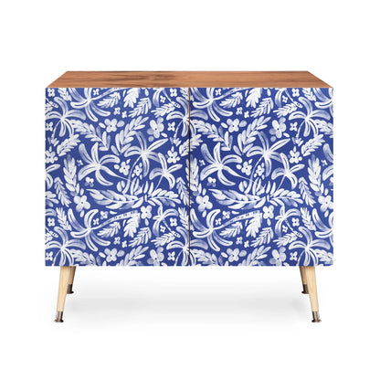 Marta indigo tropical oasis cabinet credenza