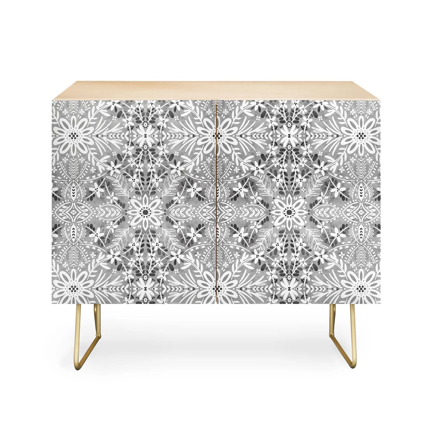 Marta barragan floral symmetry cabinet credenza