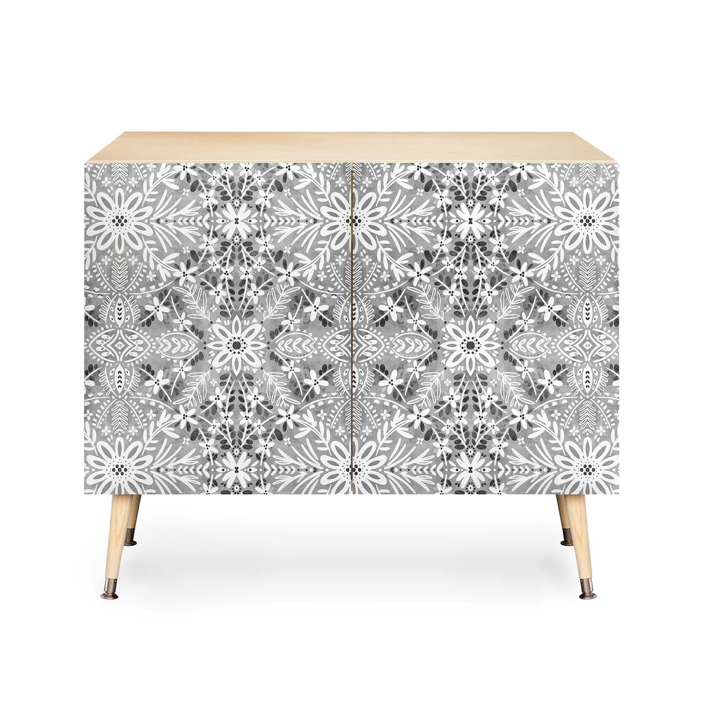 Marta barragan floral symmetry cabinet credenza
