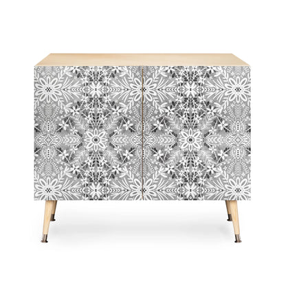 Marta barragan floral symmetry cabinet credenza