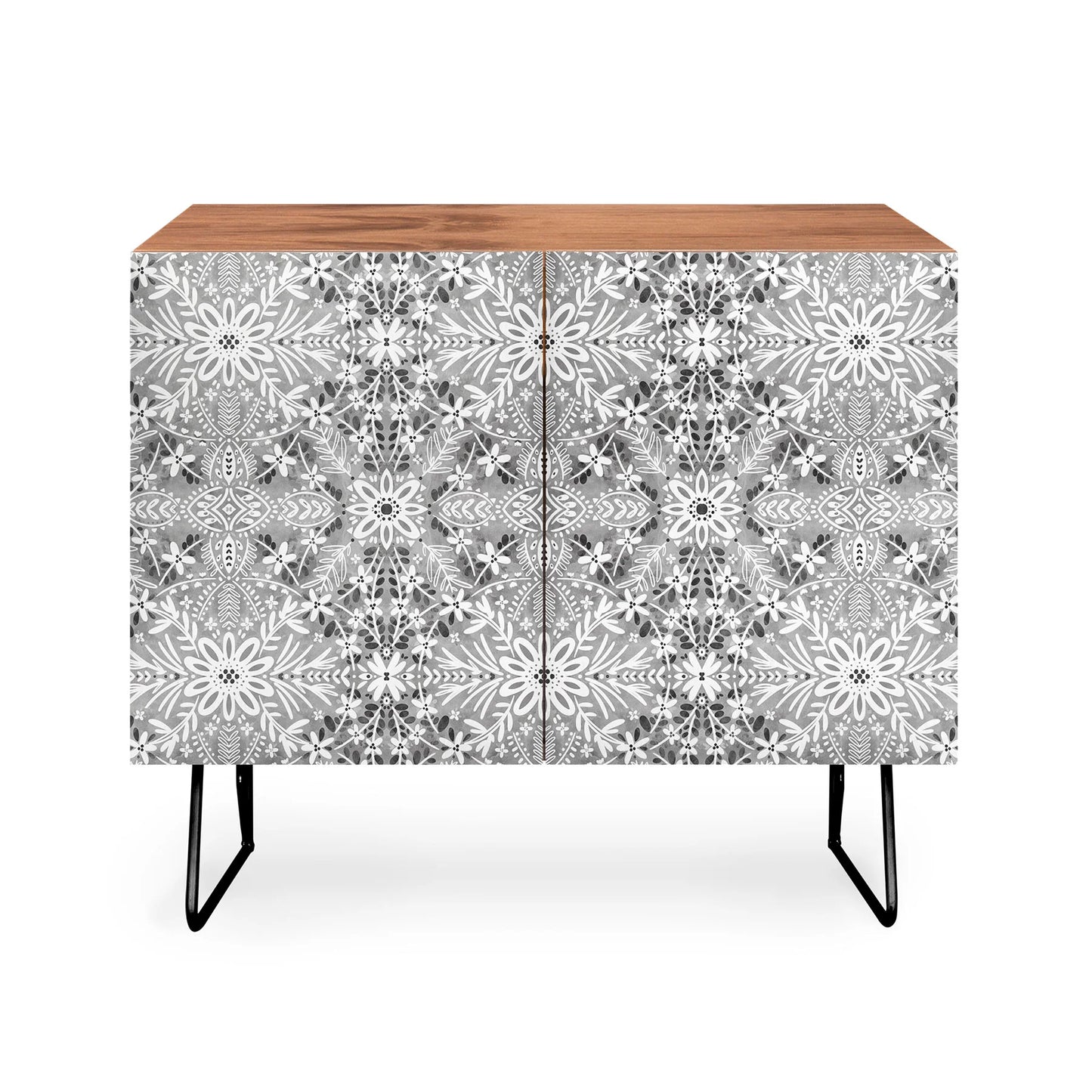 Marta barragan floral symmetry cabinet credenza