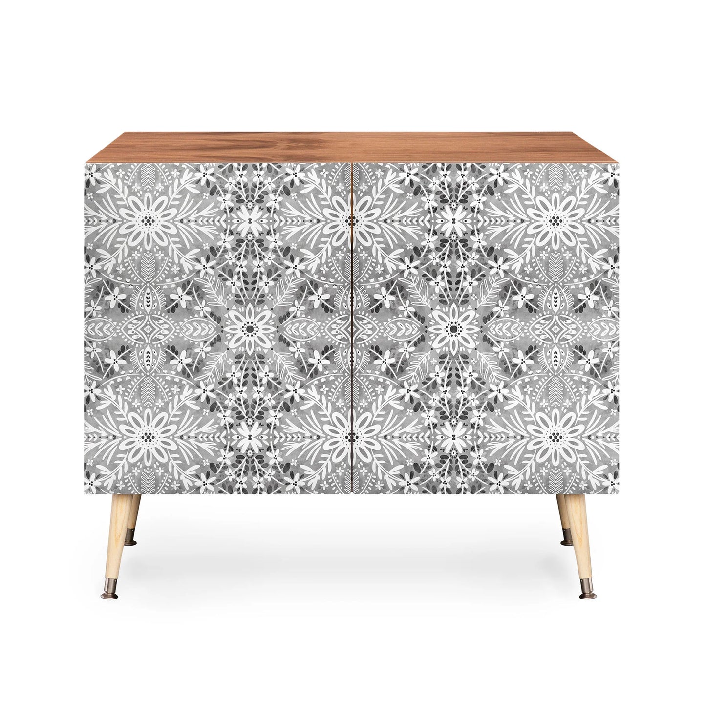 Marta barragan floral symmetry cabinet credenza