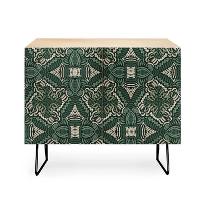Marta camarasa intricate forest mosaic cabinet credenza