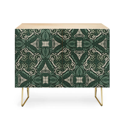 Marta camarasa intricate forest mosaic cabinet credenza