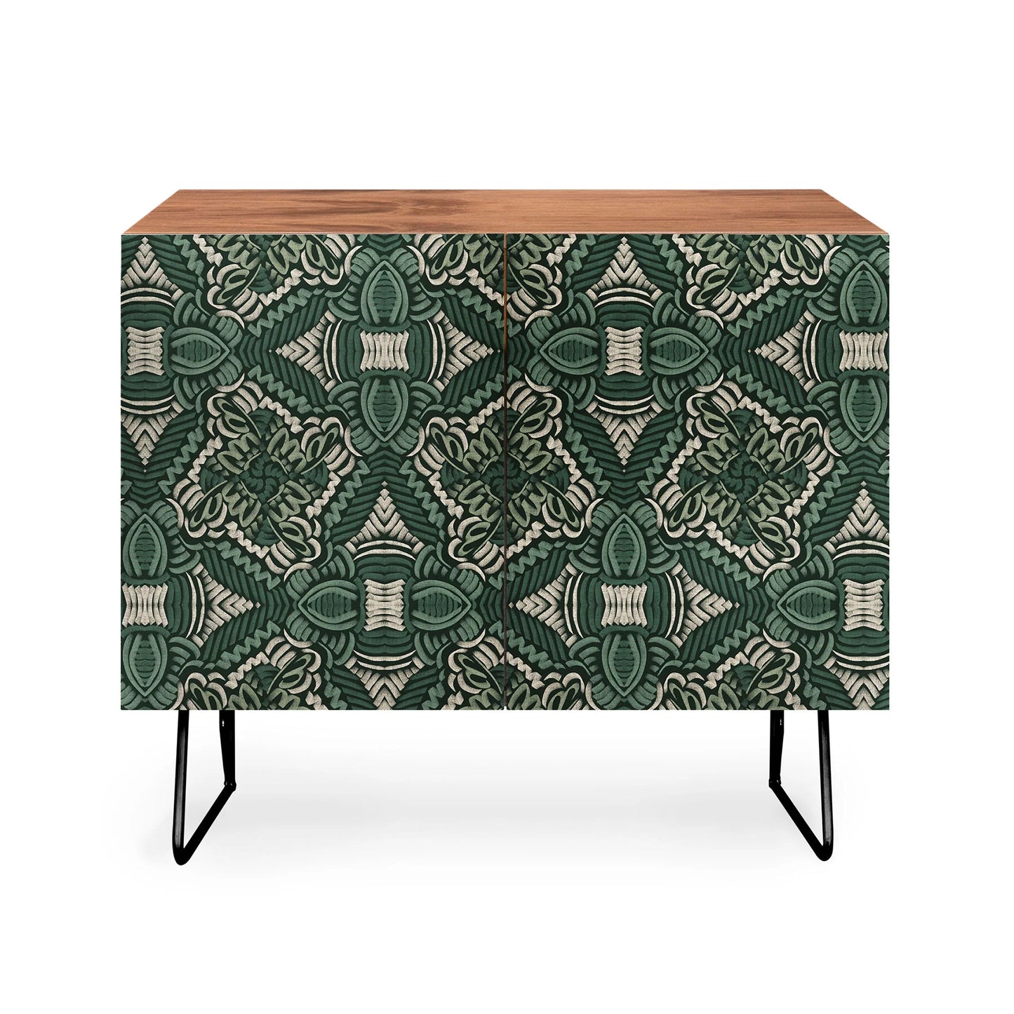 Marta camarasa intricate forest mosaic cabinet credenza