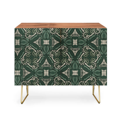 Marta camarasa intricate forest mosaic cabinet credenza