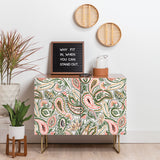 Marta paisley garden delight cabinet credenza