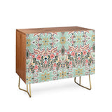 Marta barragan floral motif cabinet credenza