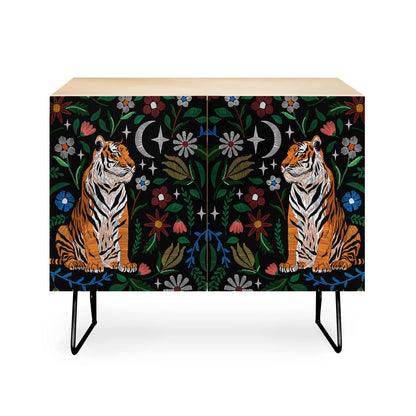 Marta tiger blooming night credenza cabinet