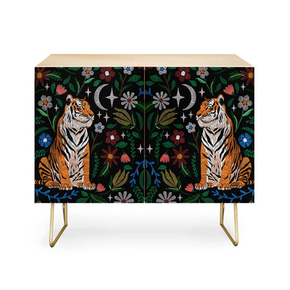 Marta tiger blooming night credenza cabinet