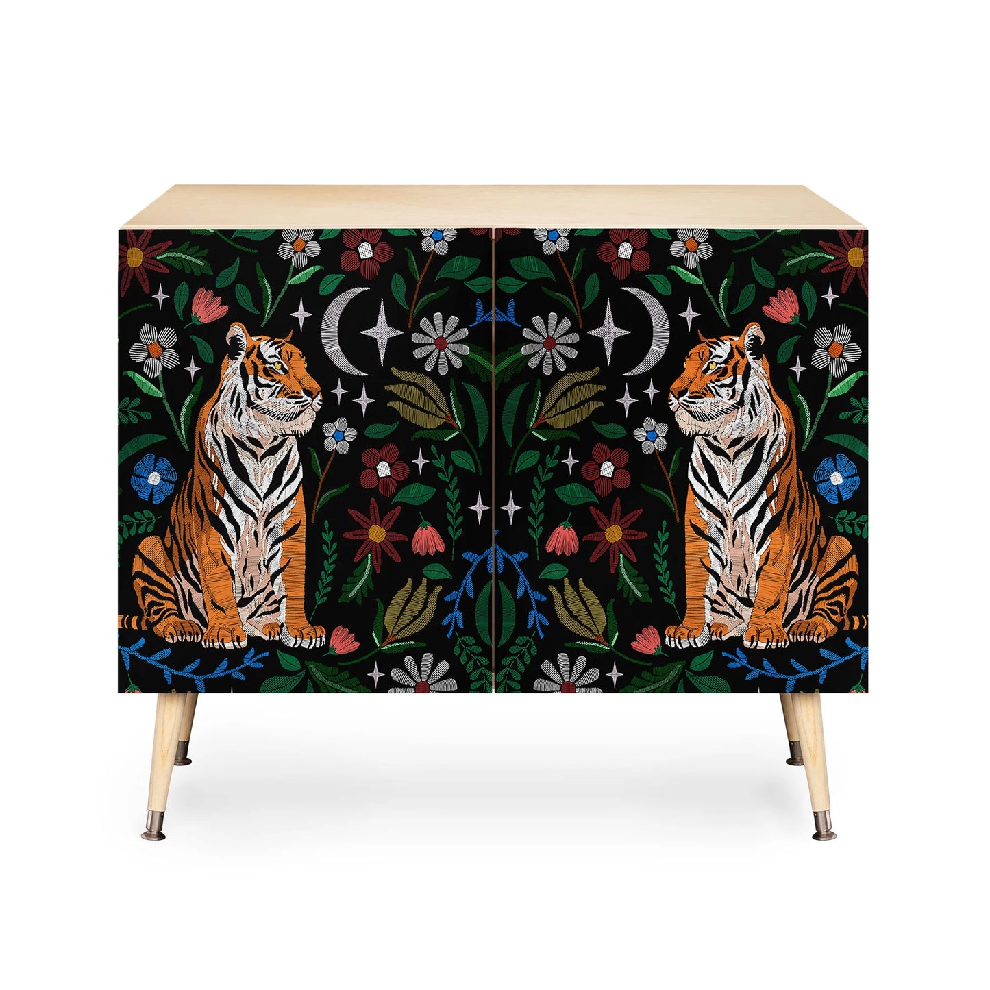 Marta tiger blooming night credenza cabinet