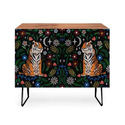 Marta tiger blooming night credenza cabinet
