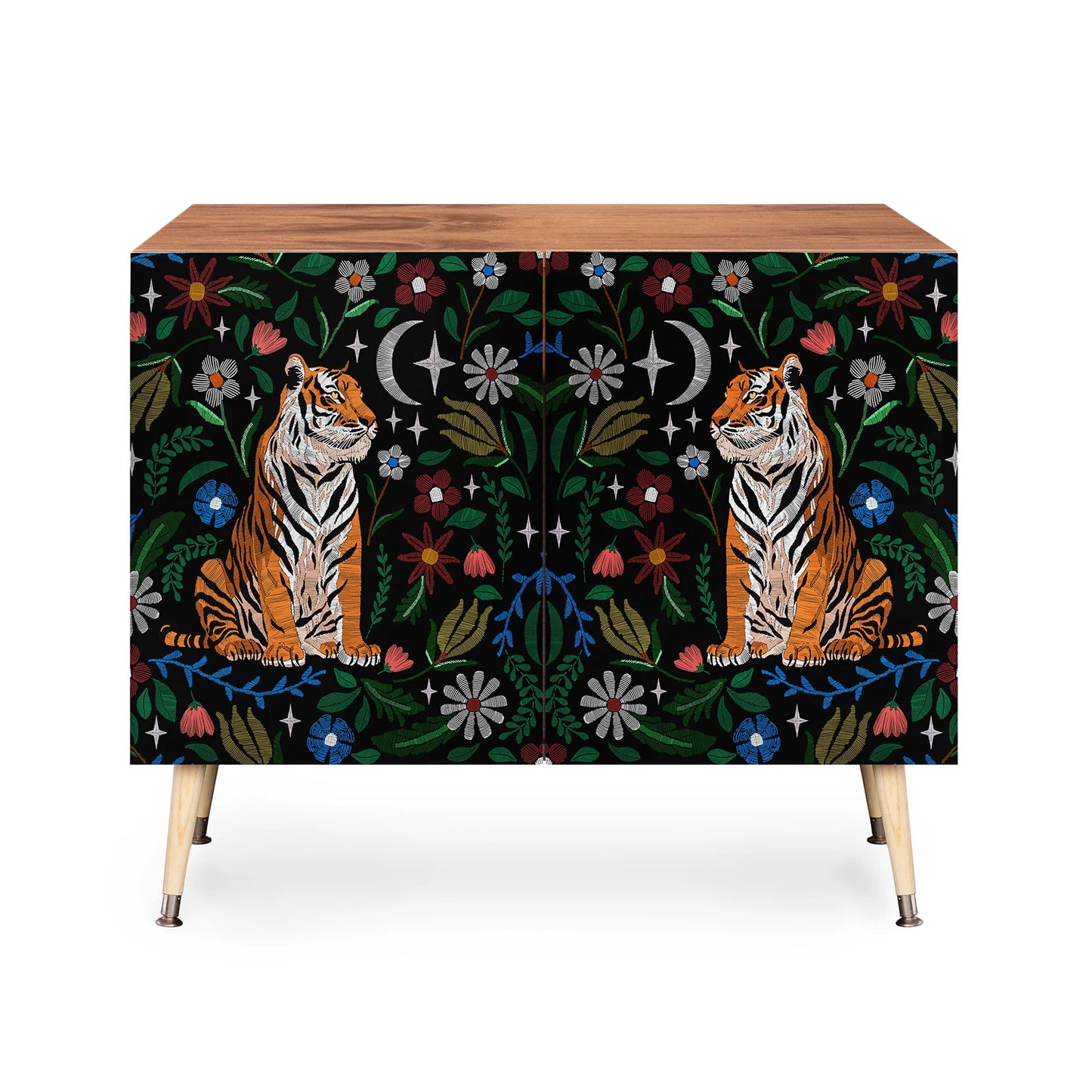 Marta tiger blooming night credenza cabinet