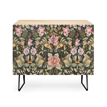 Marta victorian garden beauty cabinet credenza