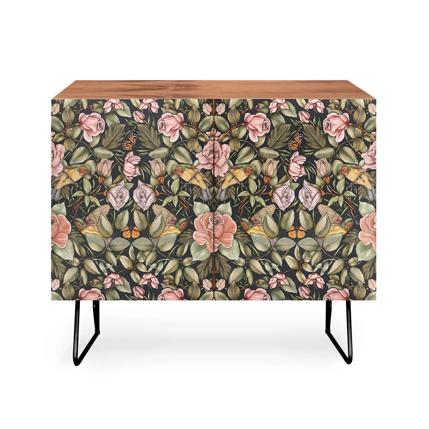 Marta victorian garden beauty cabinet credenza
