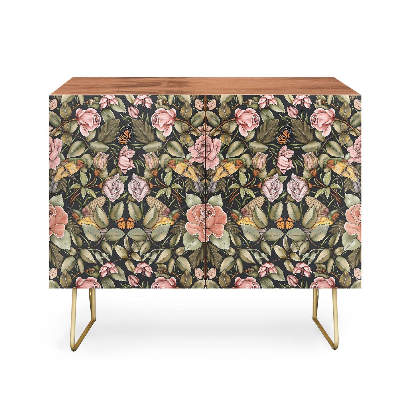 Marta victorian garden beauty cabinet credenza