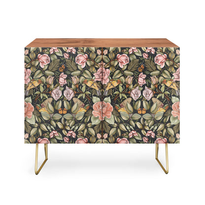 Marta victorian garden beauty cabinet credenza