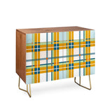 Marta barragan camarasa warm plaid cabinet credenza