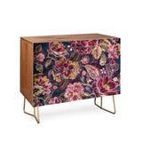 Megan morris exotic floral cabinet credenza
