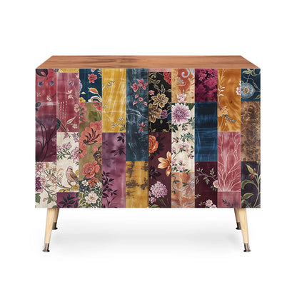 Megan morris patchwork credenza cabinet