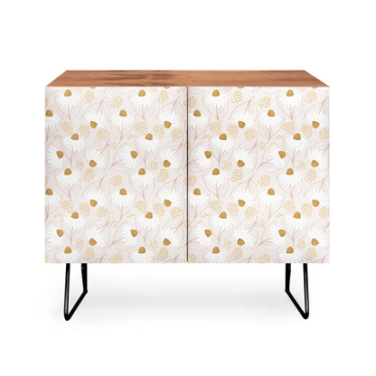 Menina lisboa pastel spring daisies credenza cabinet