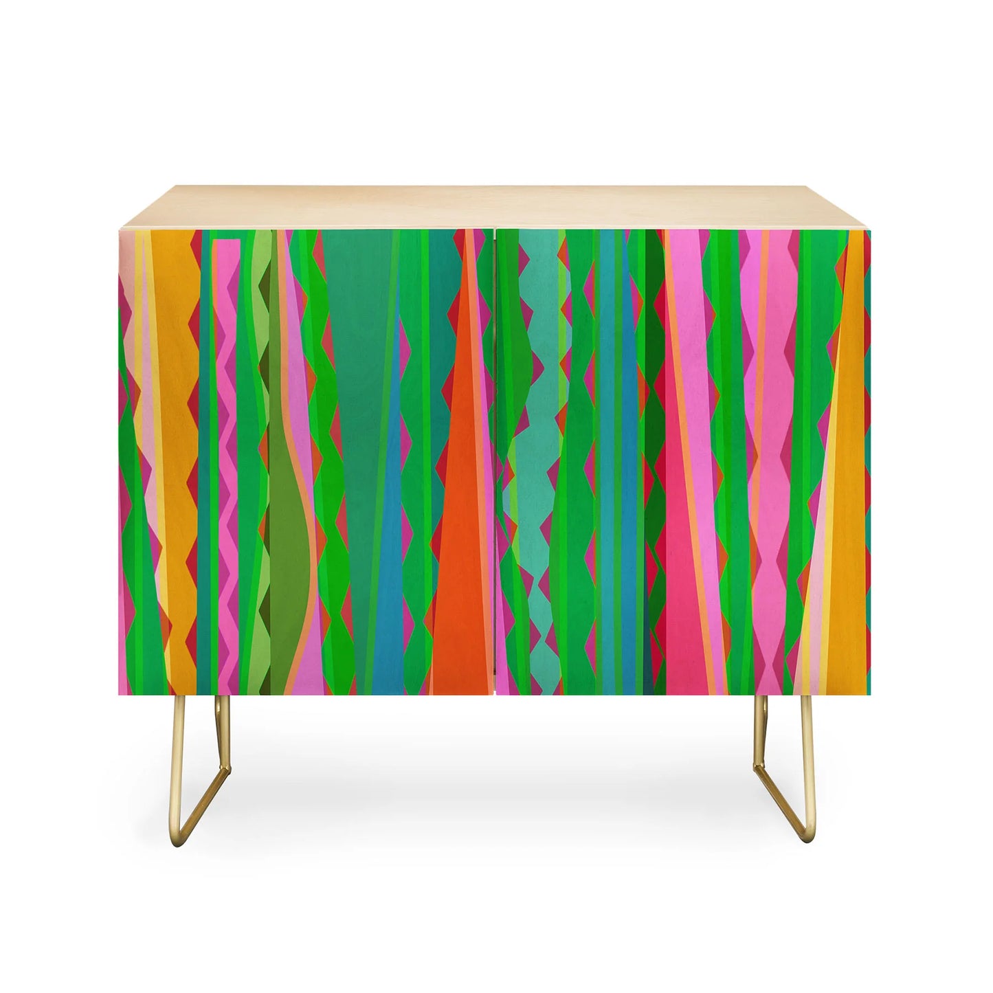 Mirimo bazaar brazil green cabinet credenza