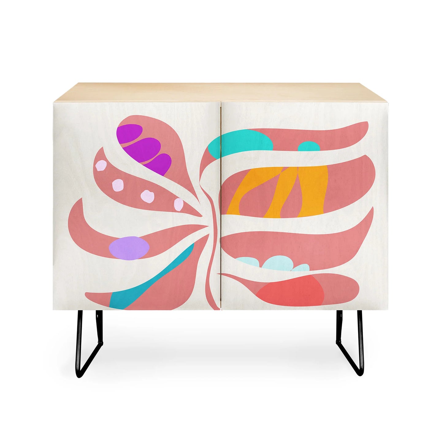 Mirimo boho leaf cabinet credenza