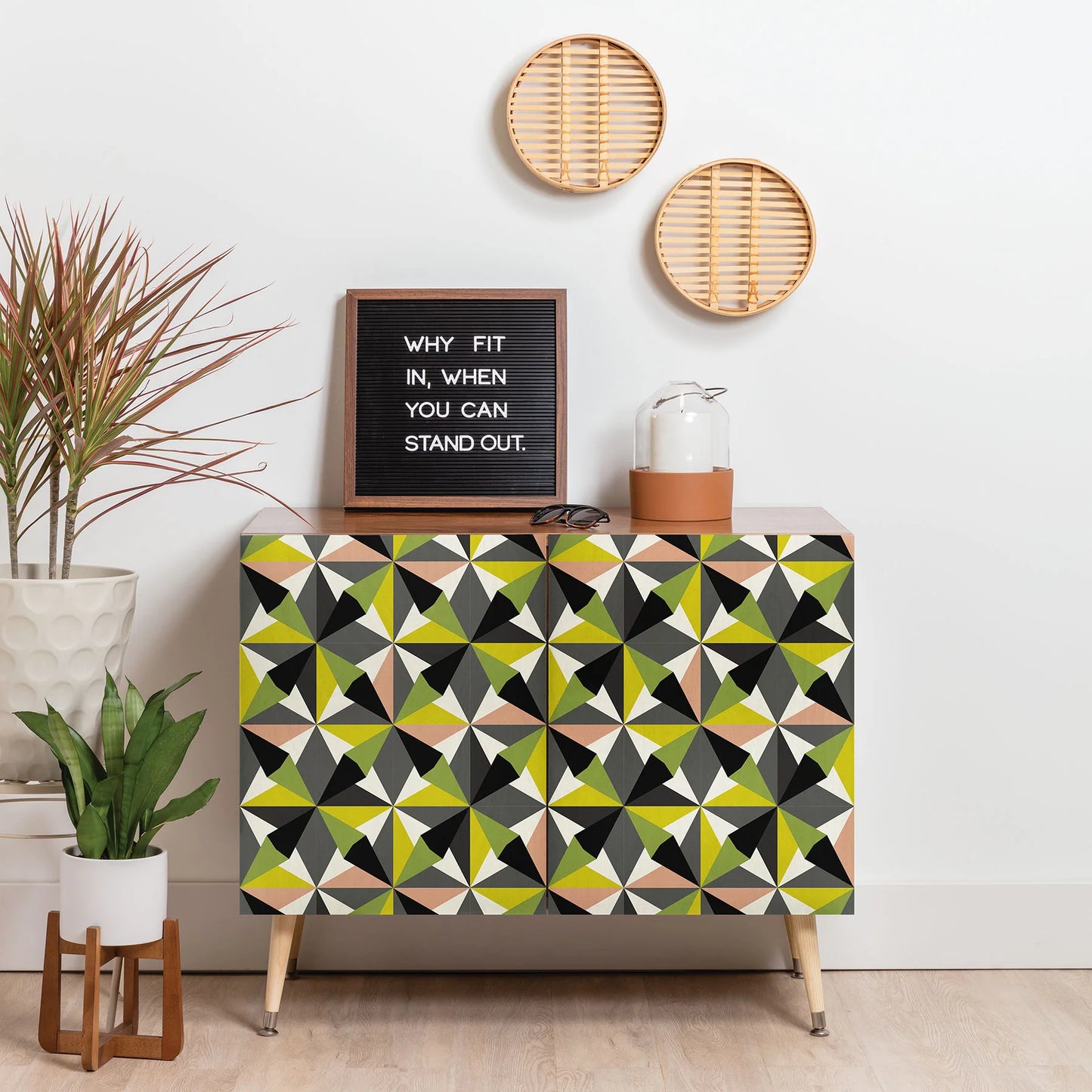 Mirimo bosa green cabinet credenza